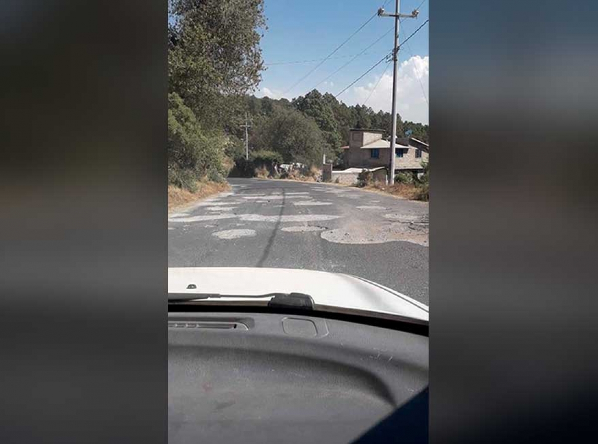 Carreteras en pésimo estado