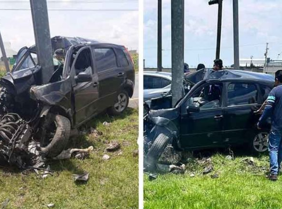 Muere mujer en fuerte accidente, en la Toluca-Atlacomulco