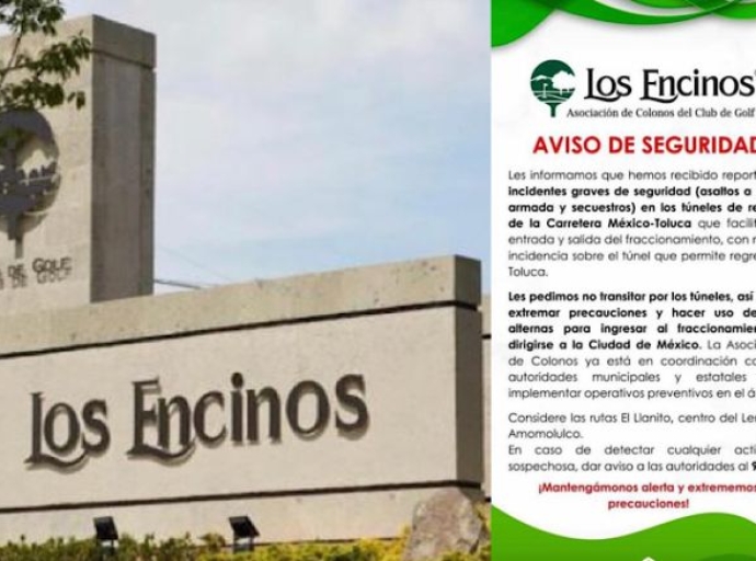 Asaltos y secuestros en túneles de retorno en la México-Toluca