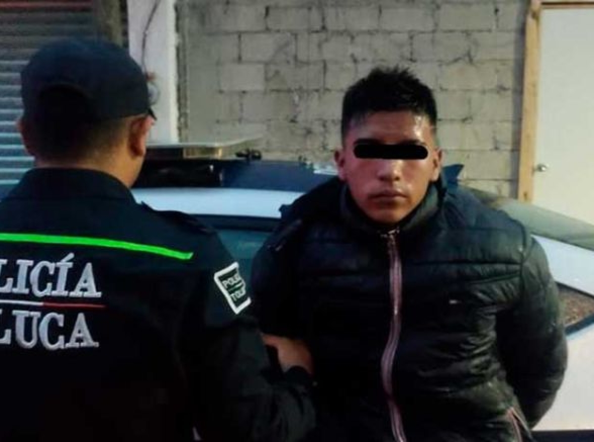 Cae sujeto involucrado en varios robos violentos en Toluca