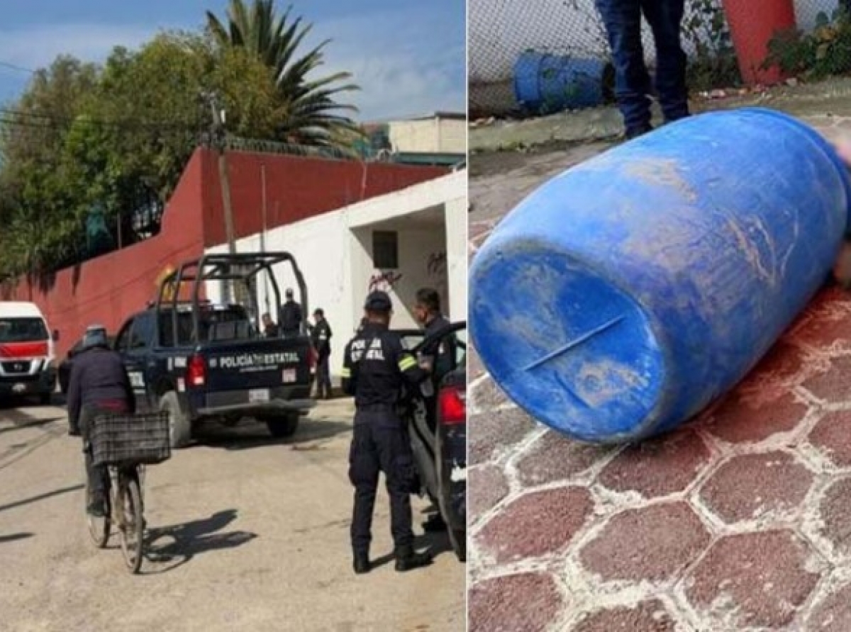 Localizan cuerpo dentro de un tambo