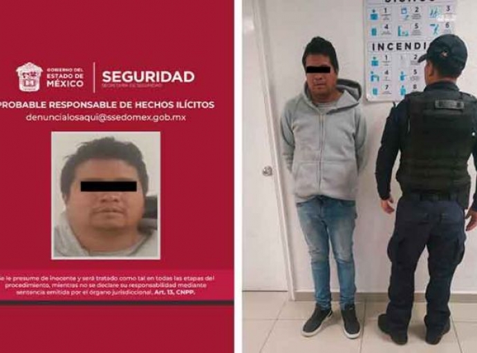 Cae asaltante de robó a pasajeros de taxi colectivo
