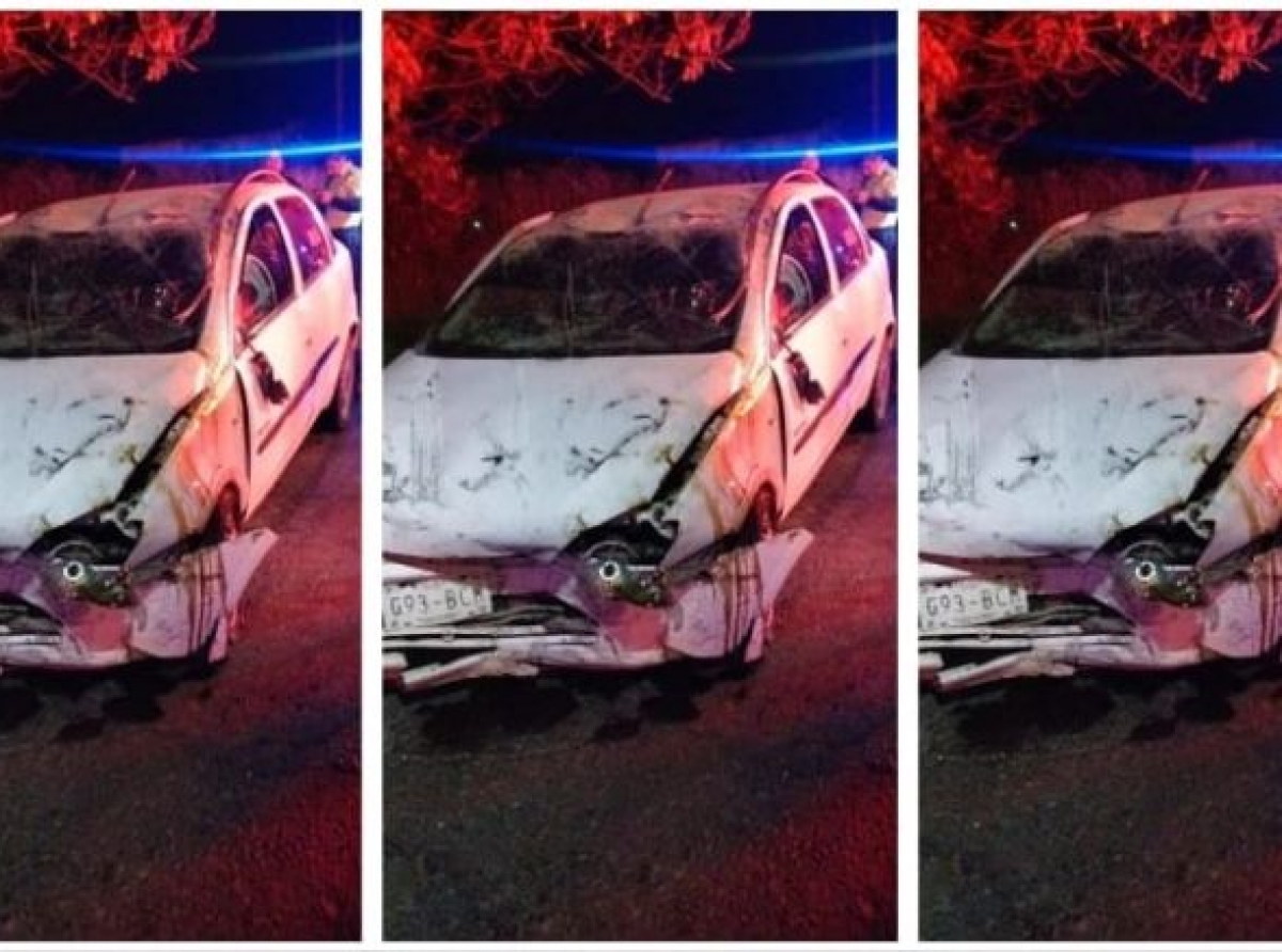 ¡Perdieron el control! Hay dos heridos en la carretera