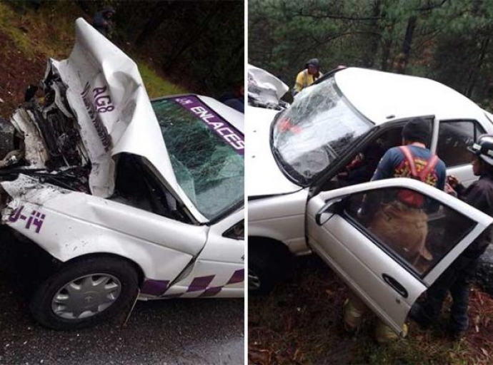Muere taxista en la Toluca-Zitácuaro
