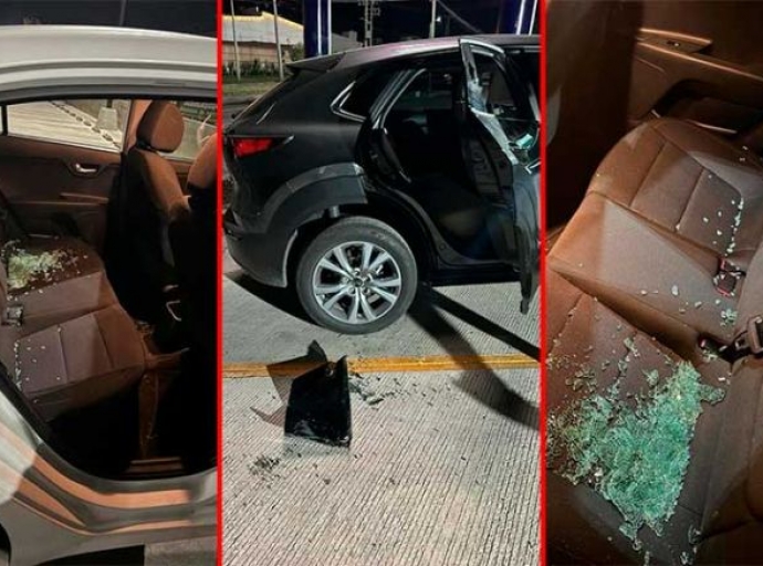 Cristalazos y robos; denuncian aumento de inseguridad