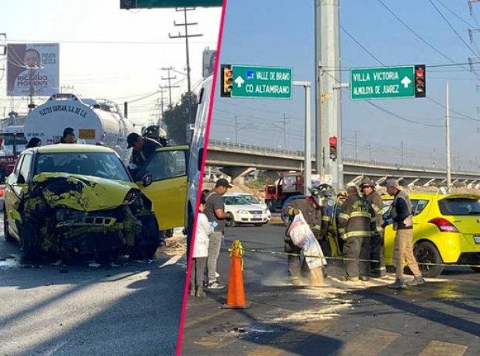 Fatal accidente, muere automovilista sobre Las Torres