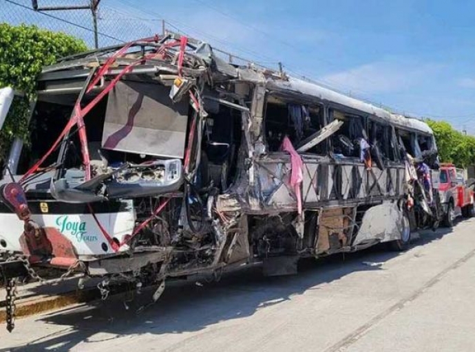 Cuerpos de los 18 peregrinos fallecidos regresan a Guanajuato