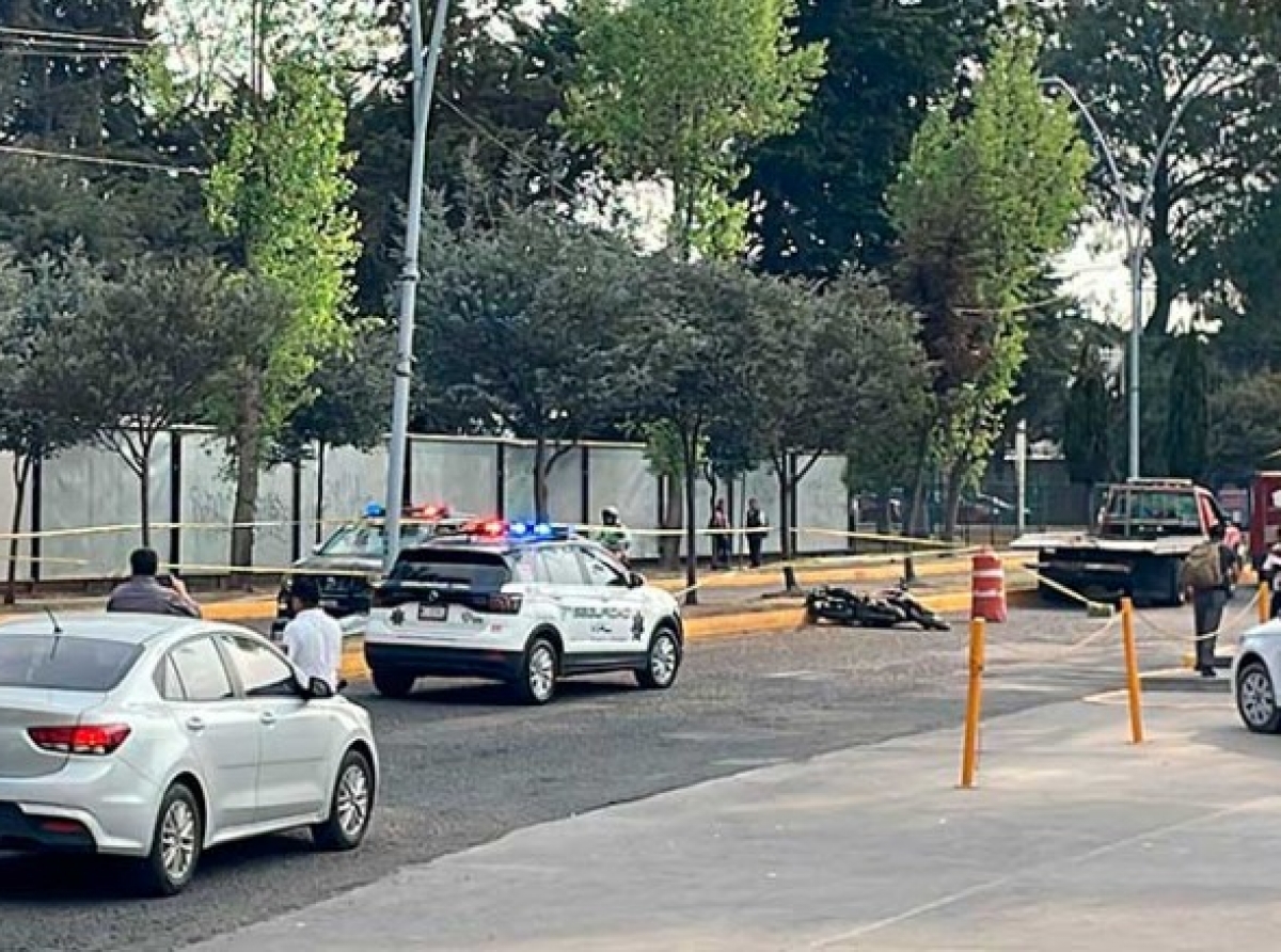 Muere motociclista en calles de Metepec
