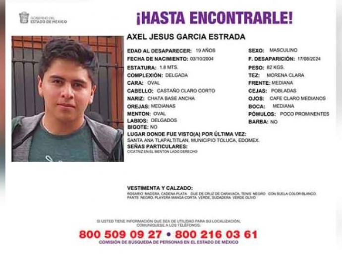 Desaparece joven chofer de plataforma