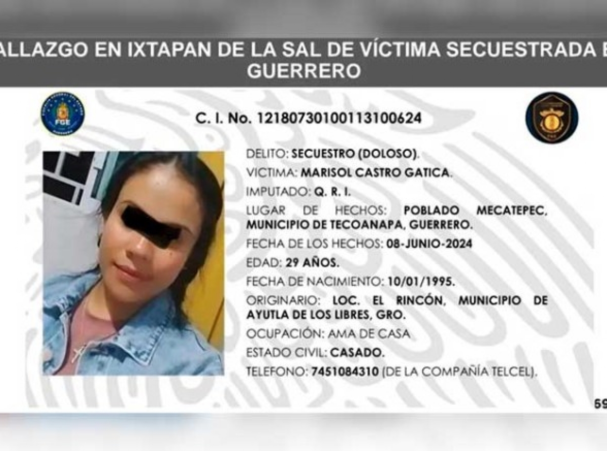 Hallan sin vida a mujer reportada como desaparecida