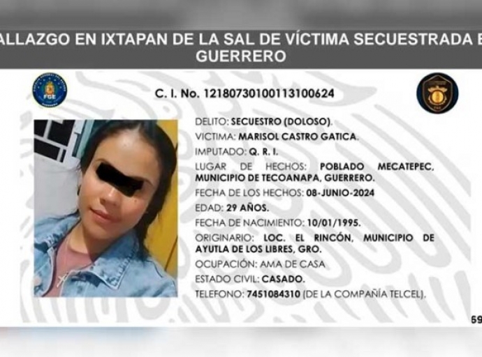 Hallan sin vida a mujer reportada como desaparecida