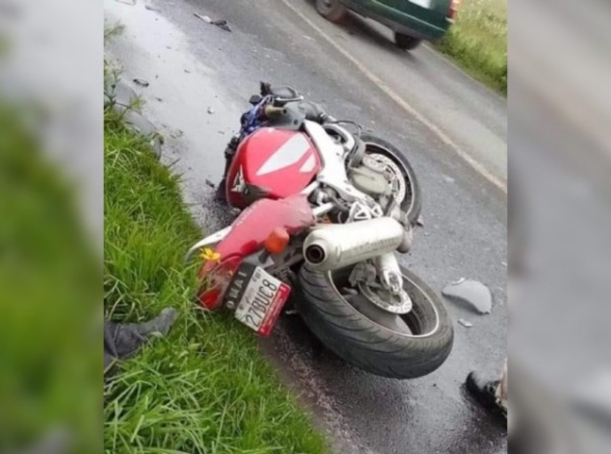 Muere motociclista en accidente en la Toluca-Ixtlahuaca 