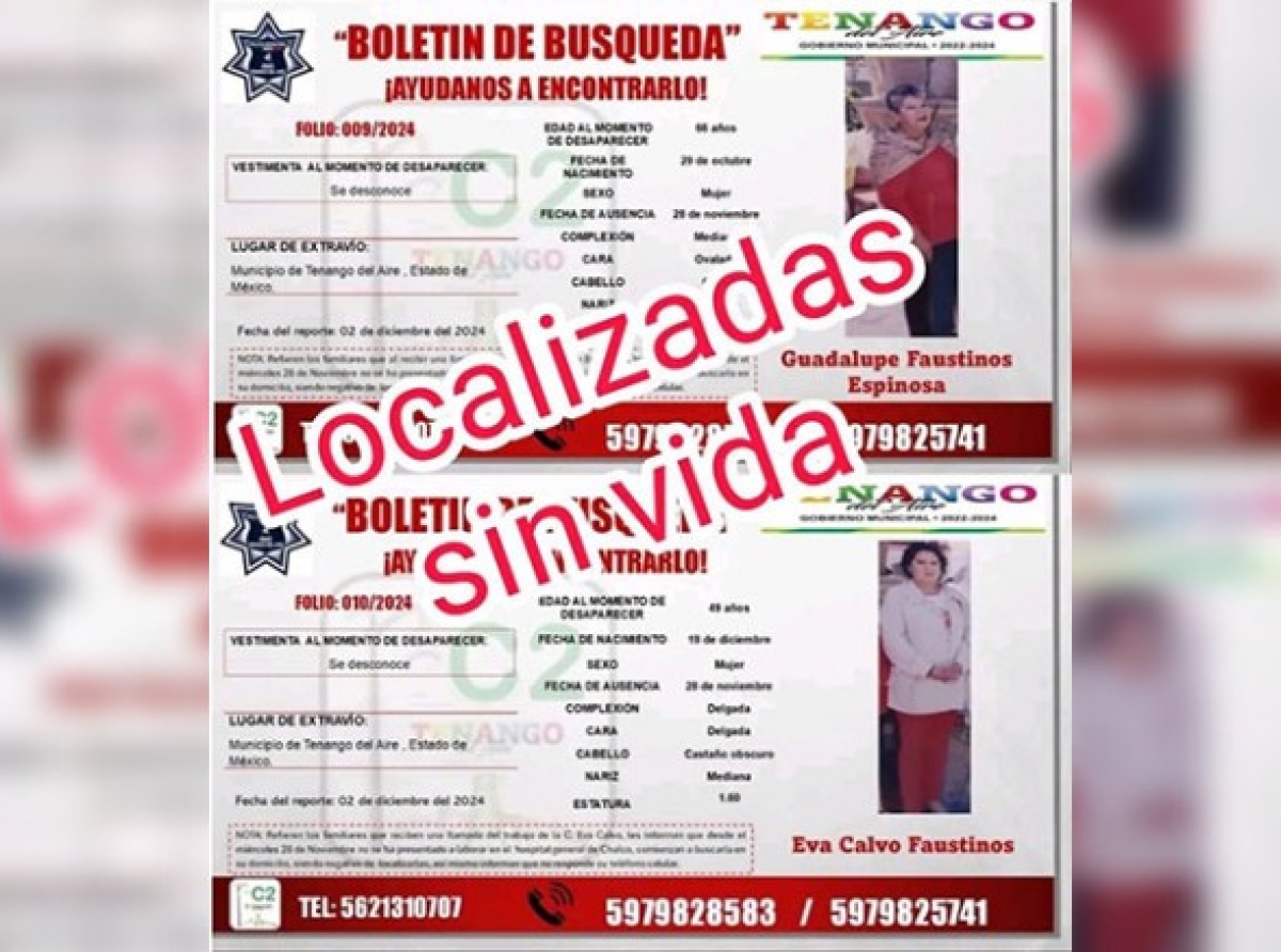 Hallan en una cisterna a madre e hija desaparecidas