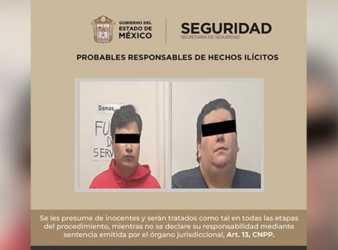 Detienen a dos narcomenudistas
