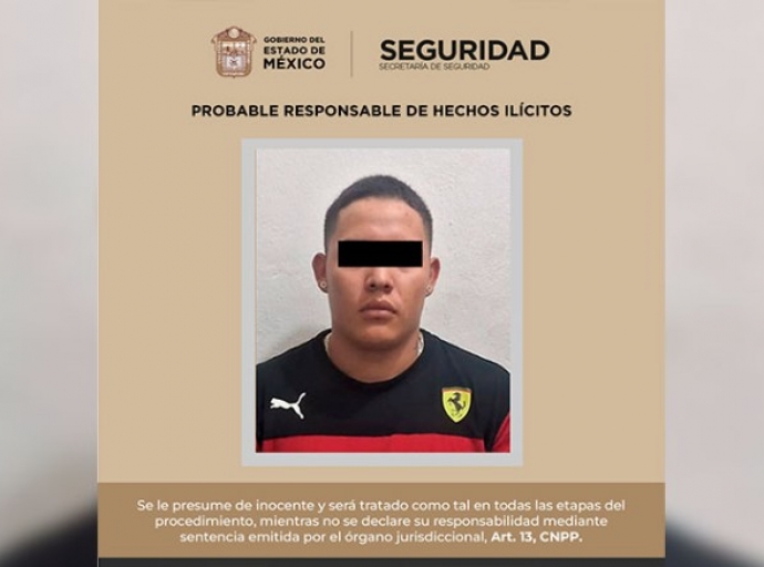 Detienen a sujeto por feminicidio y robo con violencia