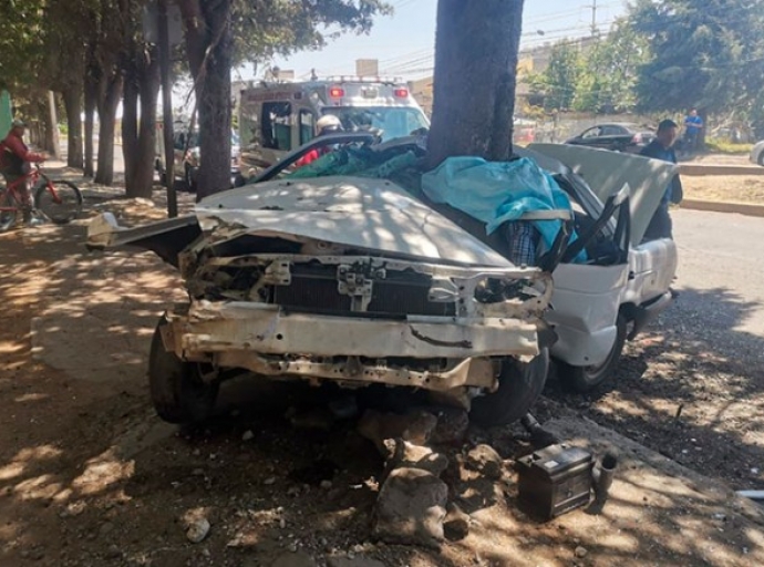 Dos muertos tras chocar contra árbol 