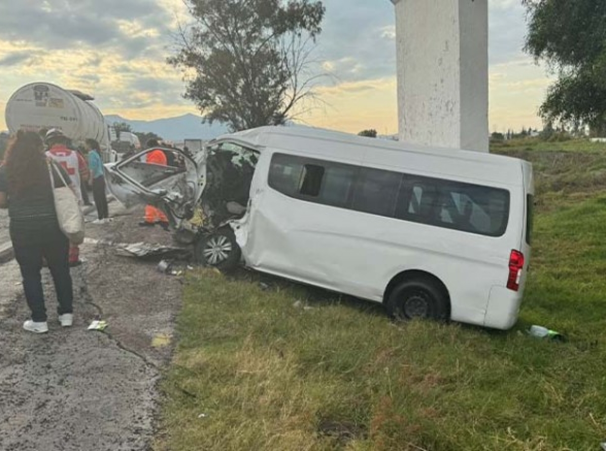  Suman dos extranjeros fallecidos por accidente en la México-Pirámides 