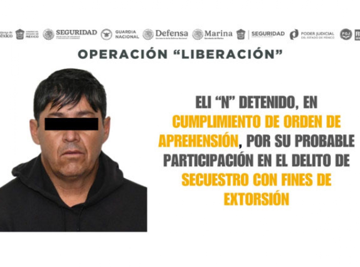 Dictan prisión preventiva a Eli “N” por secuestro exprés y extorsión 