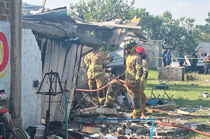  Explosión de polvorín en Chalco deja al menos un muerto 